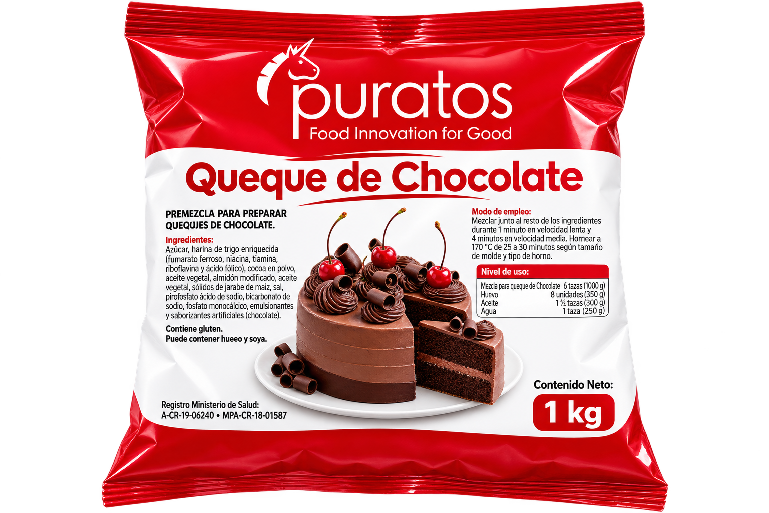 TEGRAL QUEQUE PURATOS CHOCOLATE 1KG