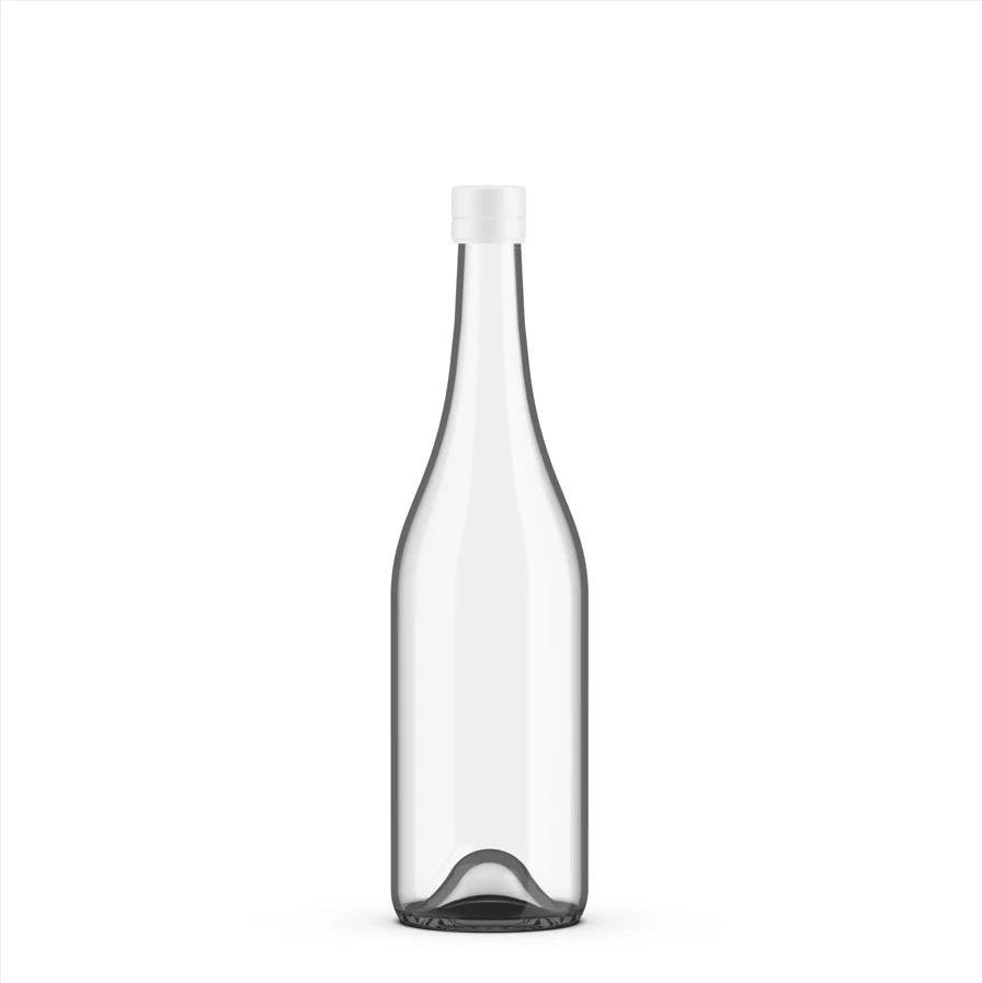 BOTELLA DE VIDRIO CON TAPA DE ROSCA
