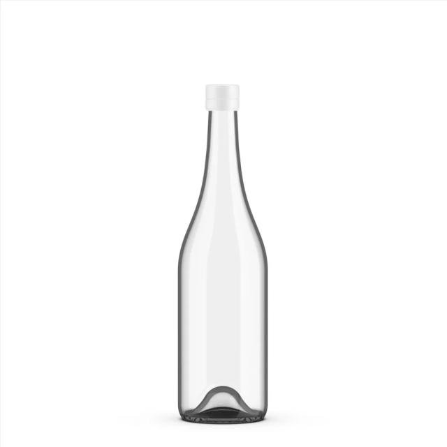 BOTELLA DE VIDRIO CON TAPA DE ROSCA