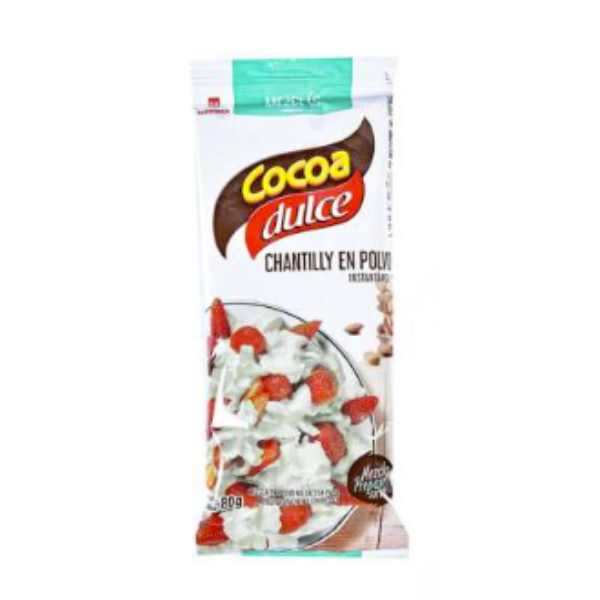 CHANTILLY EN POLVO COCOA DULCE 80G