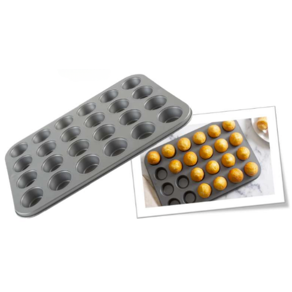 MOLDE PARA MINI CUPCAKES 24 PORCIONES