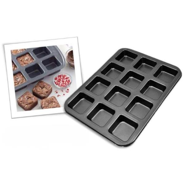 MOLDE BROWNIES 12 PORCIONES
