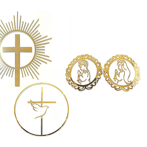 RECORTE DE IMAGEN RELIGIOSA EN ACRILICO